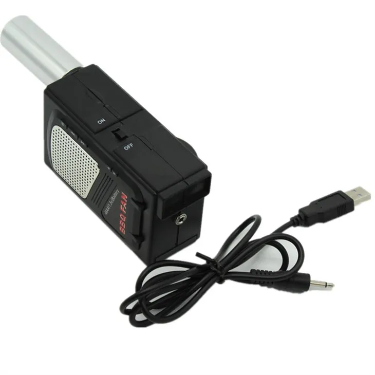 Ventilador portàtil per a la barbacoa